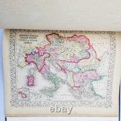 Mitchell's New General Atlas 1866 Complete Civil War Era Hand Colored Maps