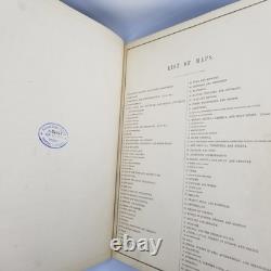 Mitchell's New General Atlas 1866 Complete Civil War Era Hand Colored Maps