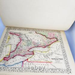 Mitchell's New General Atlas 1866 Complete Civil War Era Hand Colored Maps