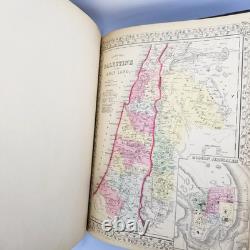 Mitchell's New General Atlas 1866 Complete Civil War Era Hand Colored Maps