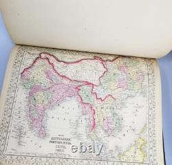 Mitchell's New General Atlas 1866 Complete Civil War Era Hand Colored Maps