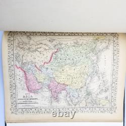 Mitchell's New General Atlas 1866 Complete Civil War Era Hand Colored Maps