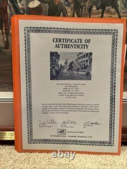 Mort Kunstler'General Jackson Enters Winchester' Framed Civil War Print Signed