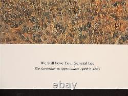 Mort Kunstler We Still Love You General Lee Collectible Civil War Print