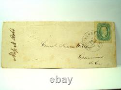 NEWBERRY COURT HOUSE SC Civil War GENERAL JAMES GILLAM CSA Cover GREENWOOD SC