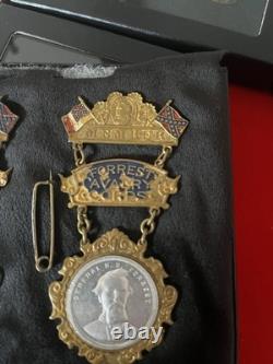 Nathan Bedford Forrest Cavalry Corps Member Badge UCV 1897 Confederate