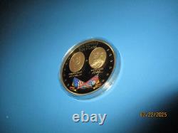 New General Lee & Grant Battle Flag Civil War Commemorative Civil War Coin