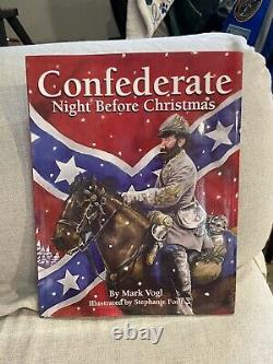 New! OOP'Confederate Night Before Christmas' Civil War history Book -Mark Vogl