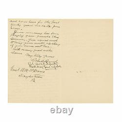 Nostalgic 1887 ALS Letter by Union Civil War General John R. Brooke Fort Shaw