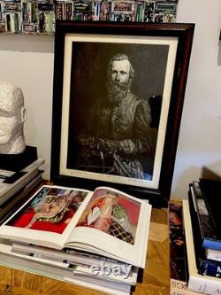 Numbered Framed Lithograph CONFEDERATE CIVIL WAR ERA GENERAL J. E. B. STUART