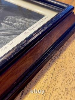 Numbered Framed Lithograph CONFEDERATE CIVIL WAR ERA GENERAL J. E. B. STUART