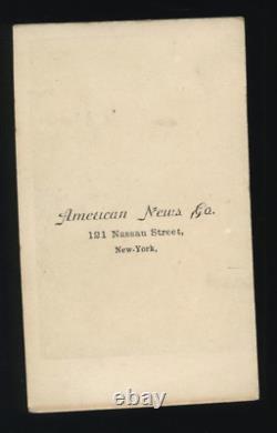 ORIGINAL 1860s CDV PHOTO CIVIL WAR General George G. Meade Facsimile Signed
