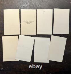 ORIGINAL LOT 8 CIVIL WAR GENERAL 1860s ANTIQUE MILITARY SOLDIER GETTYSBURG PHOTO