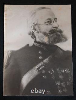 Orig Vtg SEPIA Photograph Major General Adolphus Greely Polar Explorer Civil War
