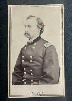 Original CDV Civil War General George Armstrong Custer Brady Negative Tax Stamp