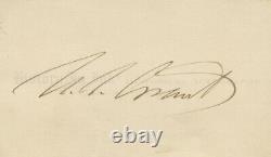 Original CDV Photo Civil War General U. S. Grant Possibly Signed Autograph 1860s
