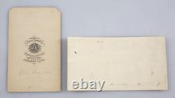 Original Civil War CDV Photo & Original Cut Autograph of General C. C. Augur