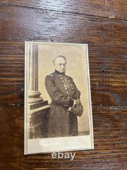 Original Civil War Era Photo, General Henry W. Halleck, CDV