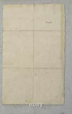 Original Civil War General Benjamin Butler Autographed Letter & Engraving