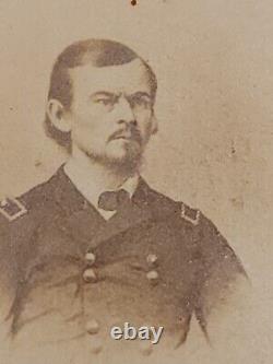 Original Civil War Tilton Albumin Photo Union General SIGEL 1- 13/16