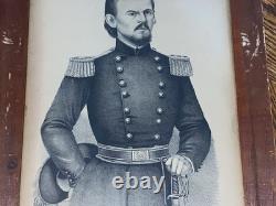 Original Currier Type Kellogg Lithograph Major General Franz Sigel Civil War