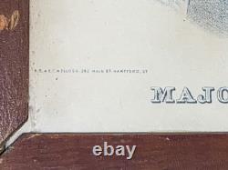 Original Currier Type Kellogg Lithograph Major General Franz Sigel Civil War