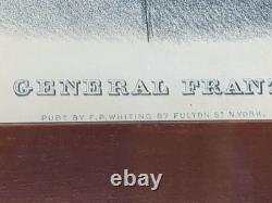 Original Currier Type Kellogg Lithograph Major General Franz Sigel Civil War