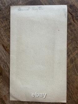 Original Signed Arnold Genthe Photograph Civil War General William Rufus Shafter