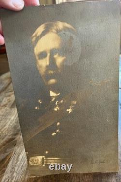 Original Signed Arnold Genthe Photograph Civil War General William Rufus Shafter