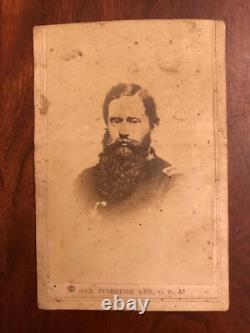 Original Vintage Civil War CDV Confederate States Army, General Fitzhugh Lee CSA