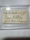 Psa/dna Signature Cut Nelson A. Miles, Commanding General Us Army, Civil War