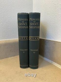 Personal Memoirs of General W. T. Sherman, Two Volumes