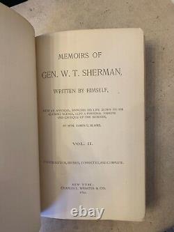 Personal Memoirs of General W. T. Sherman, Two Volumes