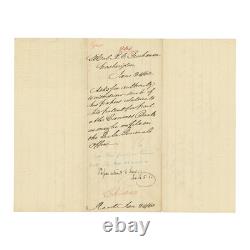 Pre-Civil War Letter by Future Union General Robert C. Buchanan re his Patent