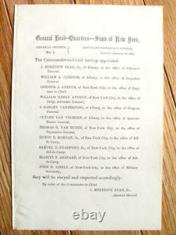 President Chester A Arthur CIVIL War Promotion General Order 1861