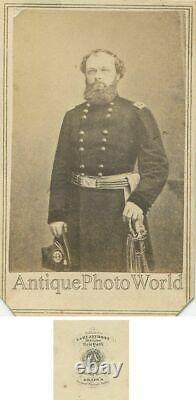 Quincy Adams Gillmore Civil War Union General antique CDV photo by Brady