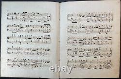 RARE 1861 UNION VOLUNTEER'S QUICKSTEP 1861 with SPECTACULAR COLOR LITHOGRAPH