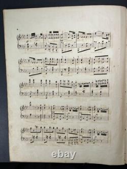 RARE 1861 UNION VOLUNTEER'S QUICKSTEP 1861 with SPECTACULAR COLOR LITHOGRAPH