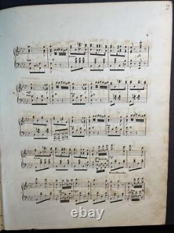 RARE 1861 UNION VOLUNTEER'S QUICKSTEP 1861 with SPECTACULAR COLOR LITHOGRAPH