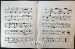 RARE 1861 UNION VOLUNTEER'S QUICKSTEP 1861 with SPECTACULAR COLOR LITHOGRAPH