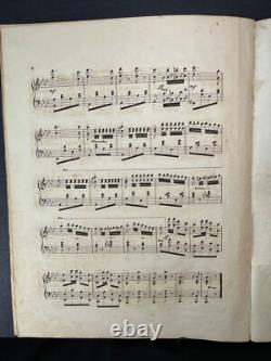 RARE 1861 UNION VOLUNTEER'S QUICKSTEP 1861 with SPECTACULAR COLOR LITHOGRAPH