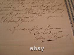 RARE 1863 West Point Military Academy General Order 51