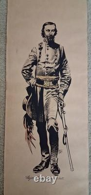 RARE 1960s Jack Davis Civil War Prints General Stonewall Jackson & General