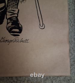 RARE 1960s Jack Davis Civil War Prints General Stonewall Jackson & General