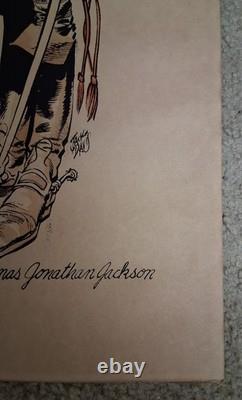 RARE 1960s Jack Davis Civil War Prints General Stonewall Jackson & General