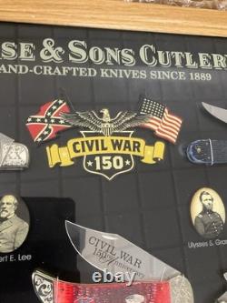 RARE Case 150th Anniversary Civil War Generals Mint Set CA11861 1/500