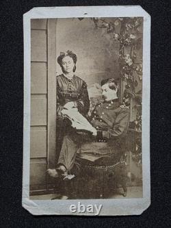 RARE Civil War CDV General George B. McClellan & Wife Union Army Commander