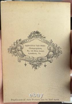 RARE Civil War Heroes of Manassas Confederate General CDV by Tanner & Vanness