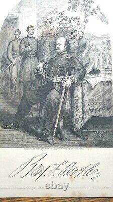RARE General Butler in New Orleans Civil War Reconstruction Author's Letter