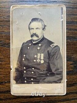 RARE General John Ely 23rd Pennsylvania Infantry Birney's Zouaves CDV tax stamp